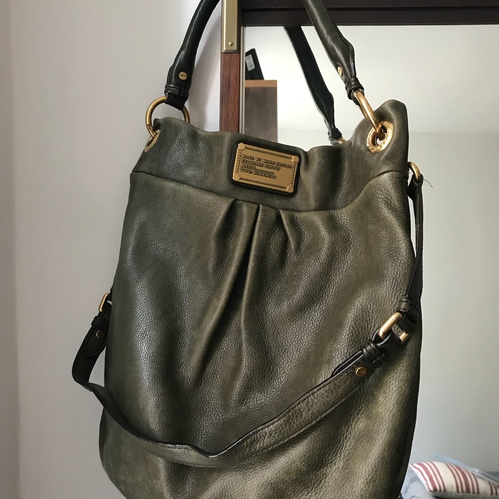 Marc Jacobs dark green crossbag